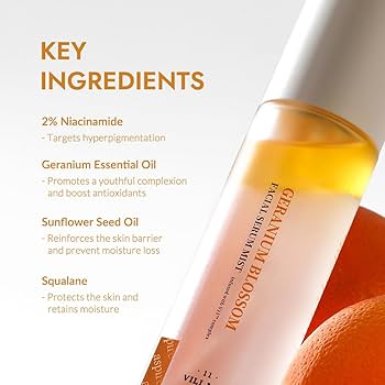 Amazon.com: VILLAGE11FACTORY Fresh Dewy Geranium Blossom Facial